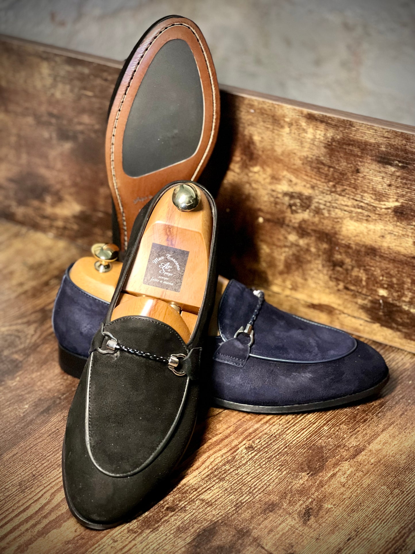 Mocassino Slipper camoscio cordino (MocSlipcord)