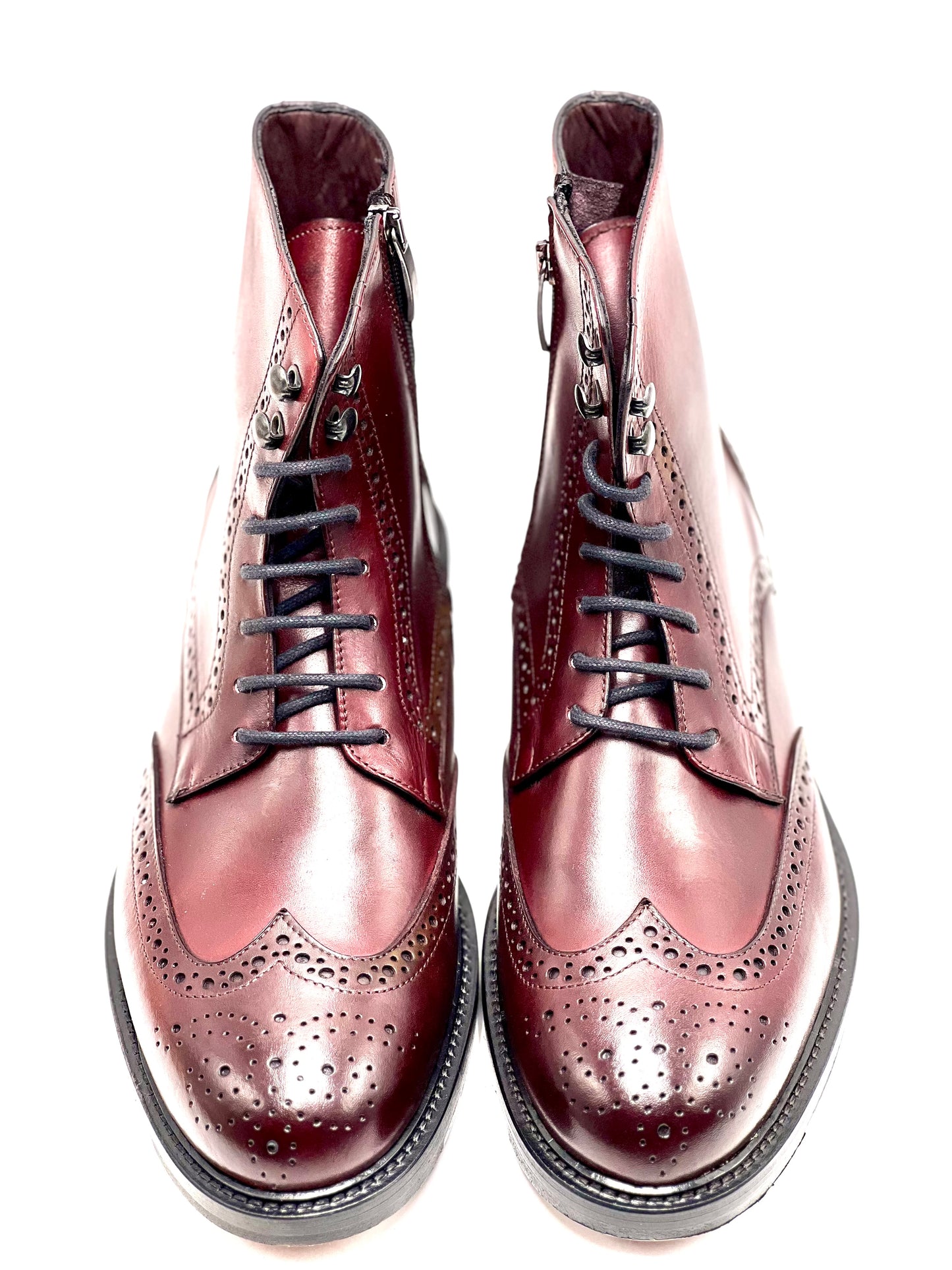 Stivaletto Lacci Coda di Rondine Cuoio/Gomma (StivLDaini)