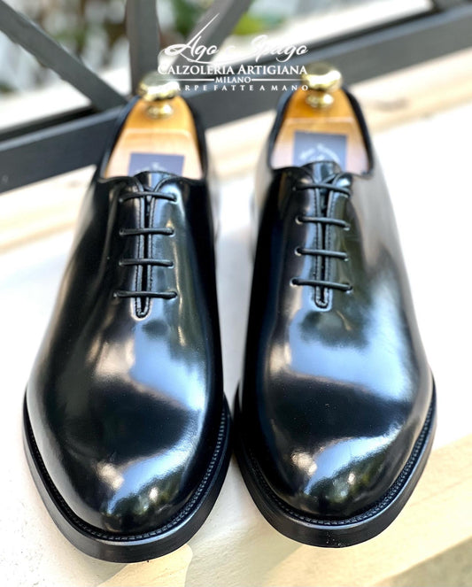 Francesina 4 buchi totalmente liscia vitello Spazzolato (BerS)