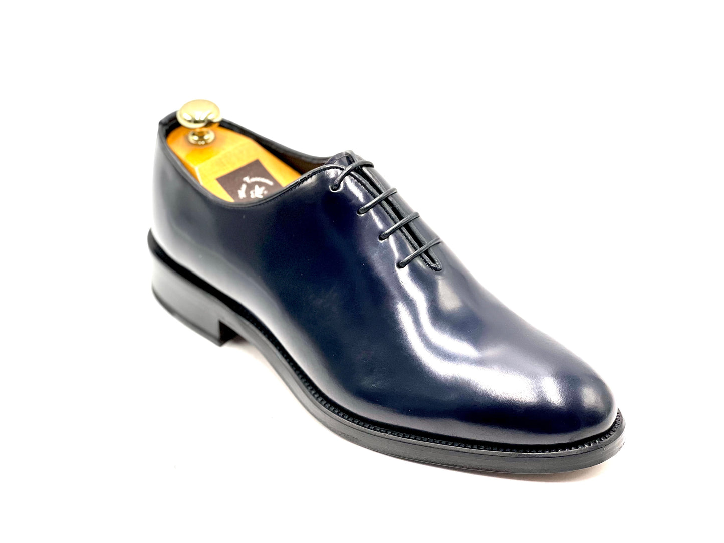 Francesina 4 buchi totalmente liscia vitello Spazzolato (BerS)