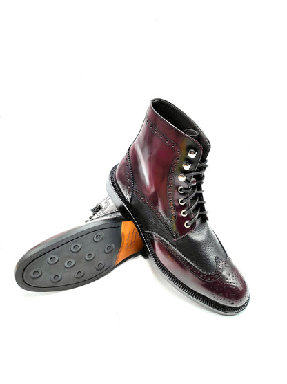 Stivaletto Lacci Bicolore Coda di Rondine - Dainite (StivBicRond)