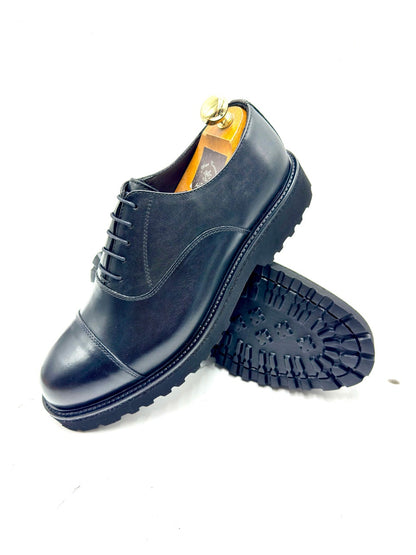 Francesina Punta Vitello -  Suola in cuoio e ViBRAM Light (FraMicro)